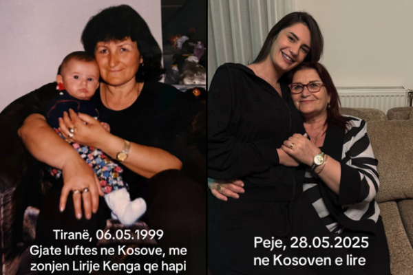 E priti bebe gjatë l*ftës në Kosovë, gruaja nga Tirana takon, pas 26 vitesh me vajzën nga Peja