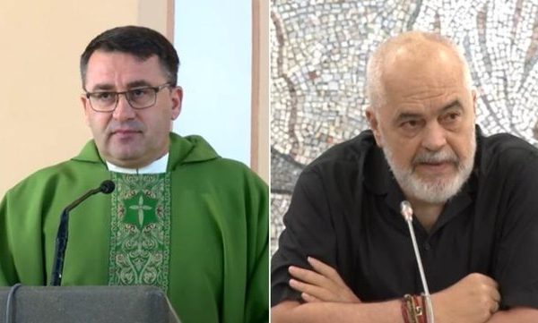 “T’marroftë Zoti”/ Prifti e ‘g*zhdoi’ me fjalimin e tij, Rama reagon ashper: Si mundet nje Njeri i Zotit të