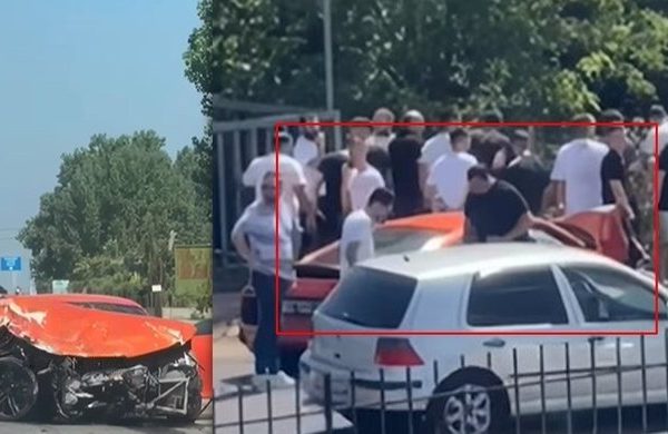 “Audi” luksoz bëhet “petë” në Fushë Krujë, 3 te rinjte nisen me urgj*ncë drejt Traumës por…(Video)