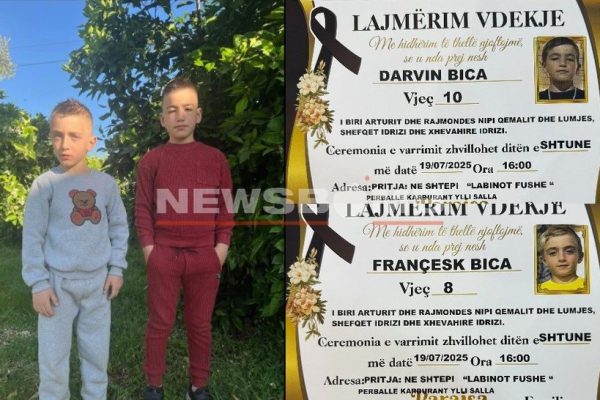 “Zemrat e mia, ma k*putët shpirtin”, Hapen dyert e mortit per dy vëllezërit e mb*tur në Shkumbin, familja ben reagimin e forte