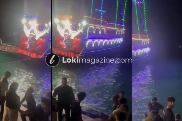 Aksion si ne filma në Sarandë/ Një person hidhet nga Porsche Panamera në det për t’i shpëtuar policisë por aty… (Video)